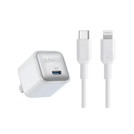 Anker 20W Nano Pro with Lightning Cable Mfi Certified – A2638